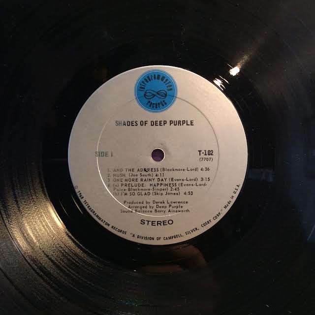 Shades Of Deep Purple (VINYL) | Excellent (EX) Very Good Plus (VG+) - ROCK / USED *EXCELLENT*