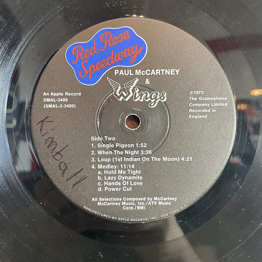 Wings (2) - Red Rose Speedway (VINYL) | Excellent (EX) Very Good Plus (VG+) - ROCK / USED *EXCELLENT*