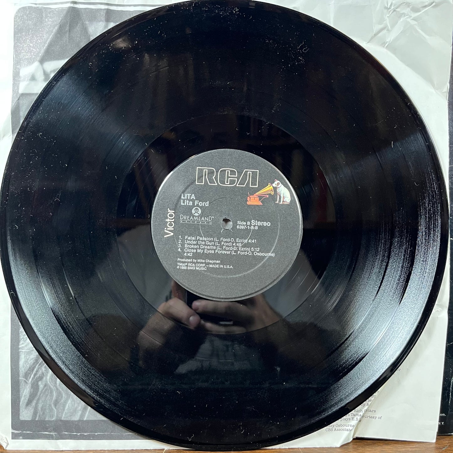 Lita (VINYL) | Excellent (EX) Very Good Plus Plus (VG++) - ROCK / USED *EXCELLENT*