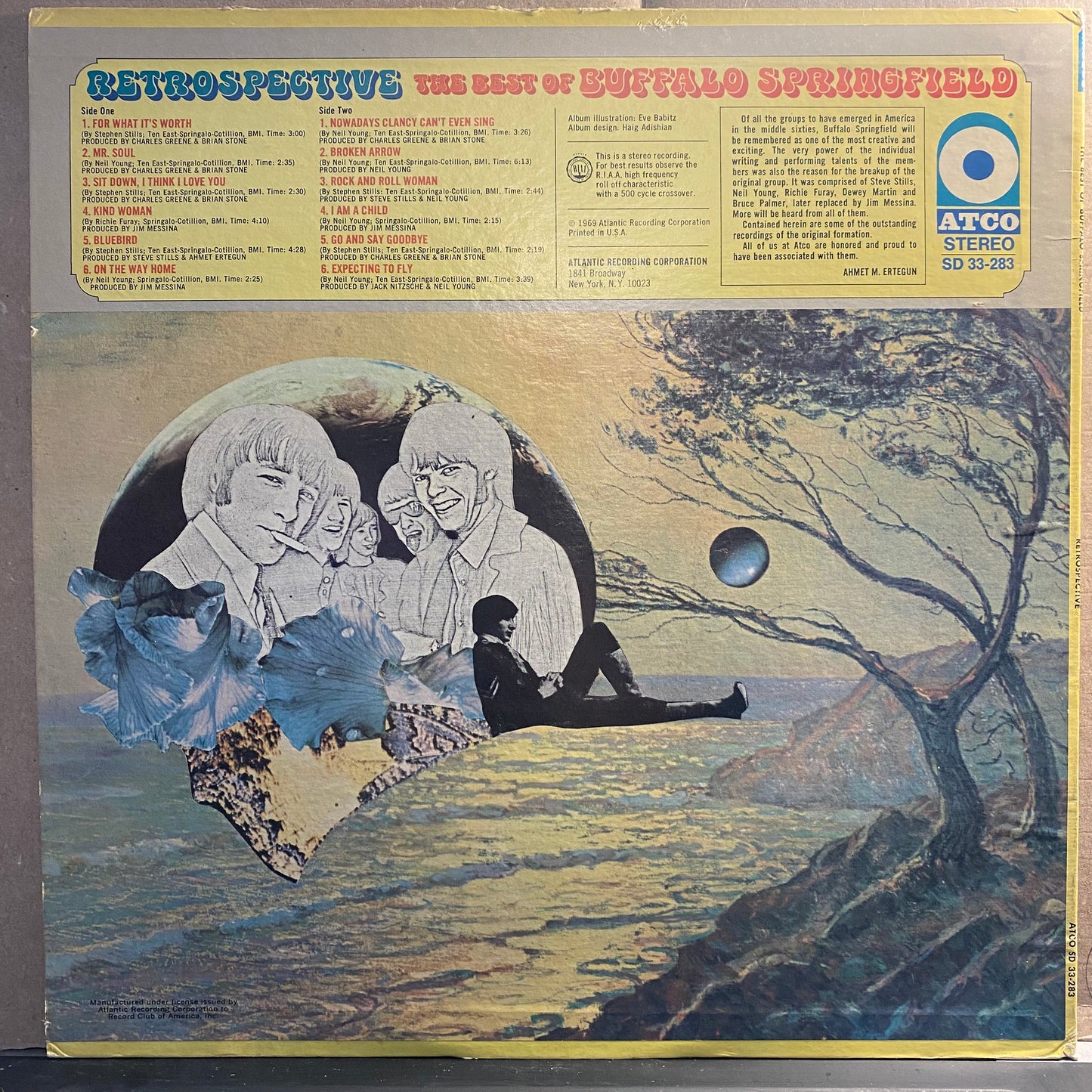Retrospective The Best Of Buffalo Springfield *PRESSWELL* | Excellent (EX) Very Good Plus (VG+)