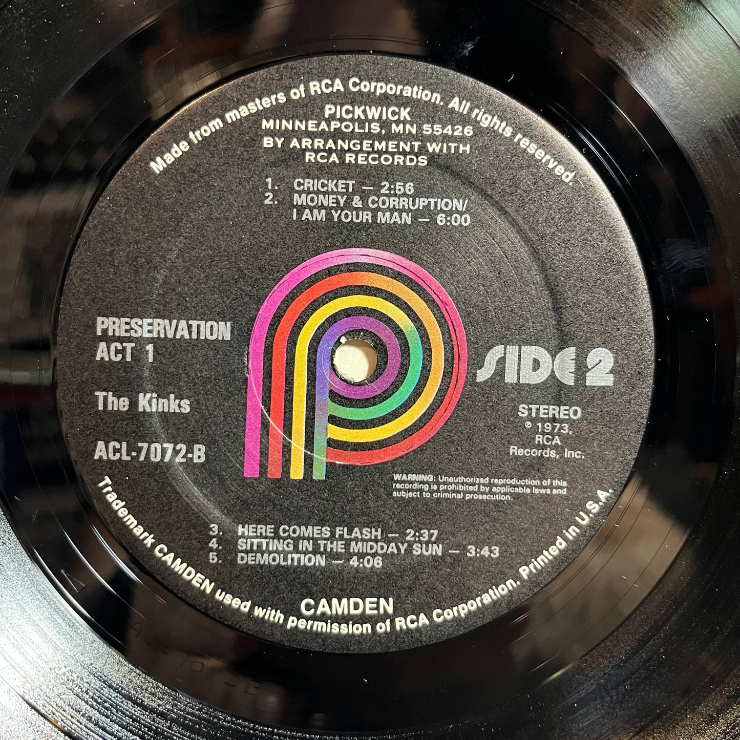 Preservation Act 1 (VINYL) | Excellent (EX) Excellent+ (EX+) - ROCK / USED *EXCELLENT*