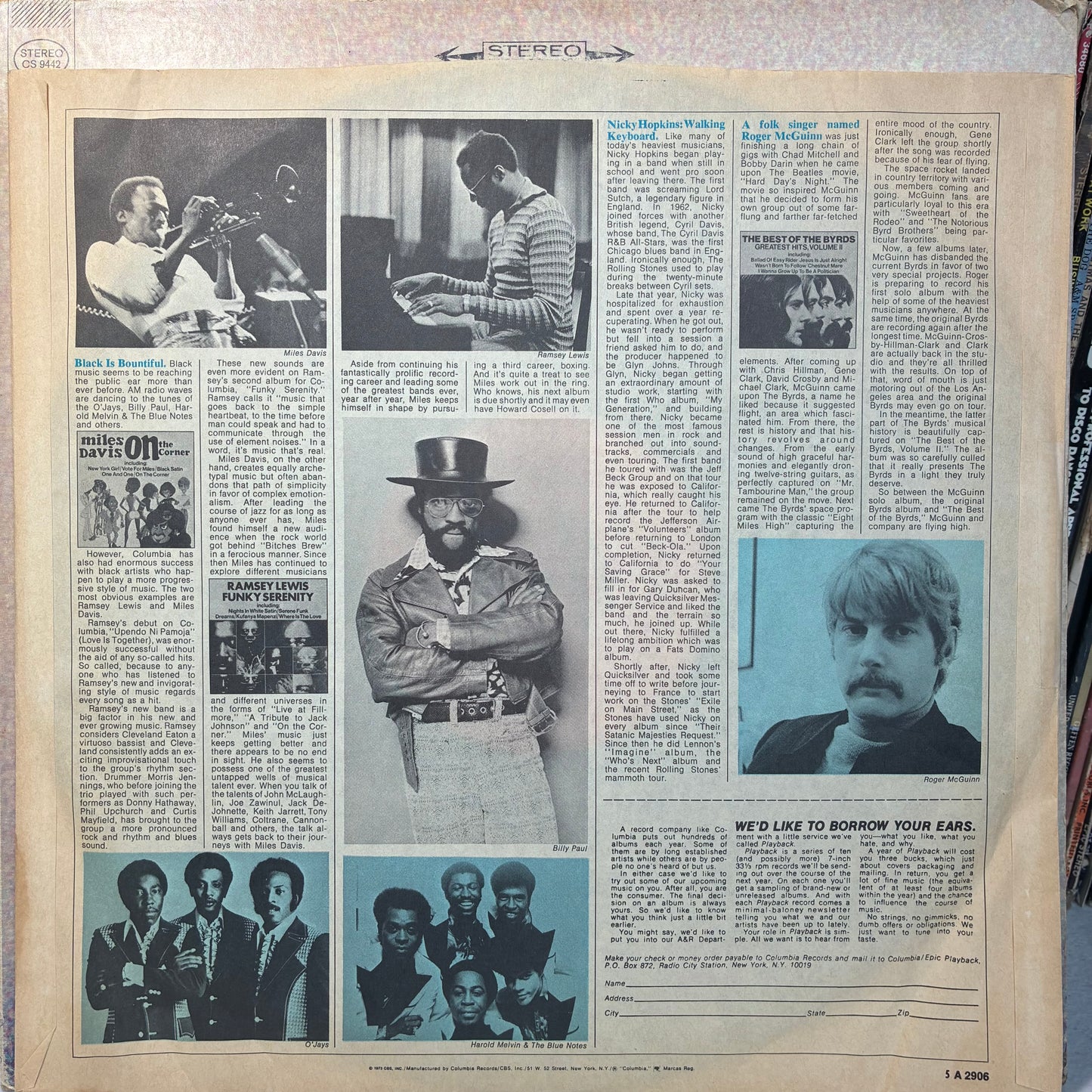 Younger Than Yesterday (VINYL) | Excellent (EX) Very Good Plus (VG+) - ROCK / USED *EXCELLENT*