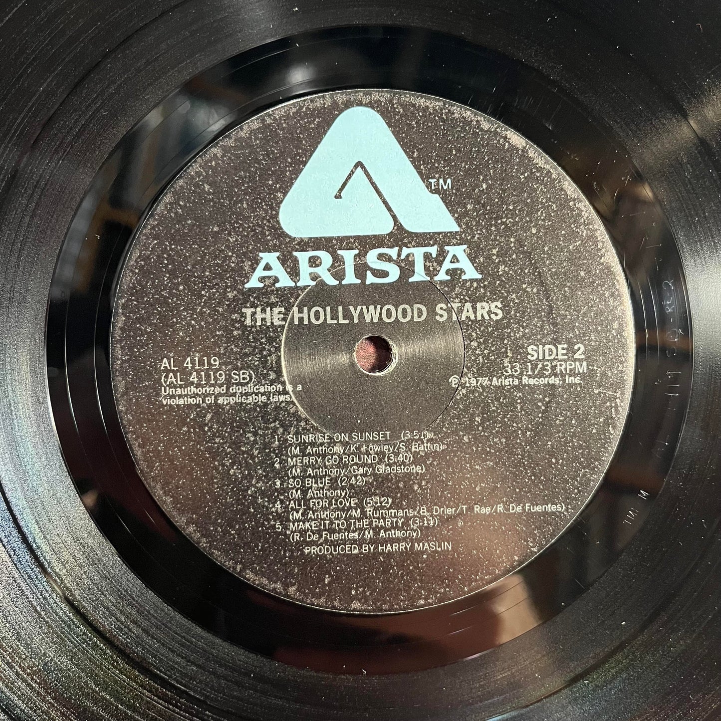 The Hollywood Stars *SHRINK* | Excellent (EX) Near Mint (NM)