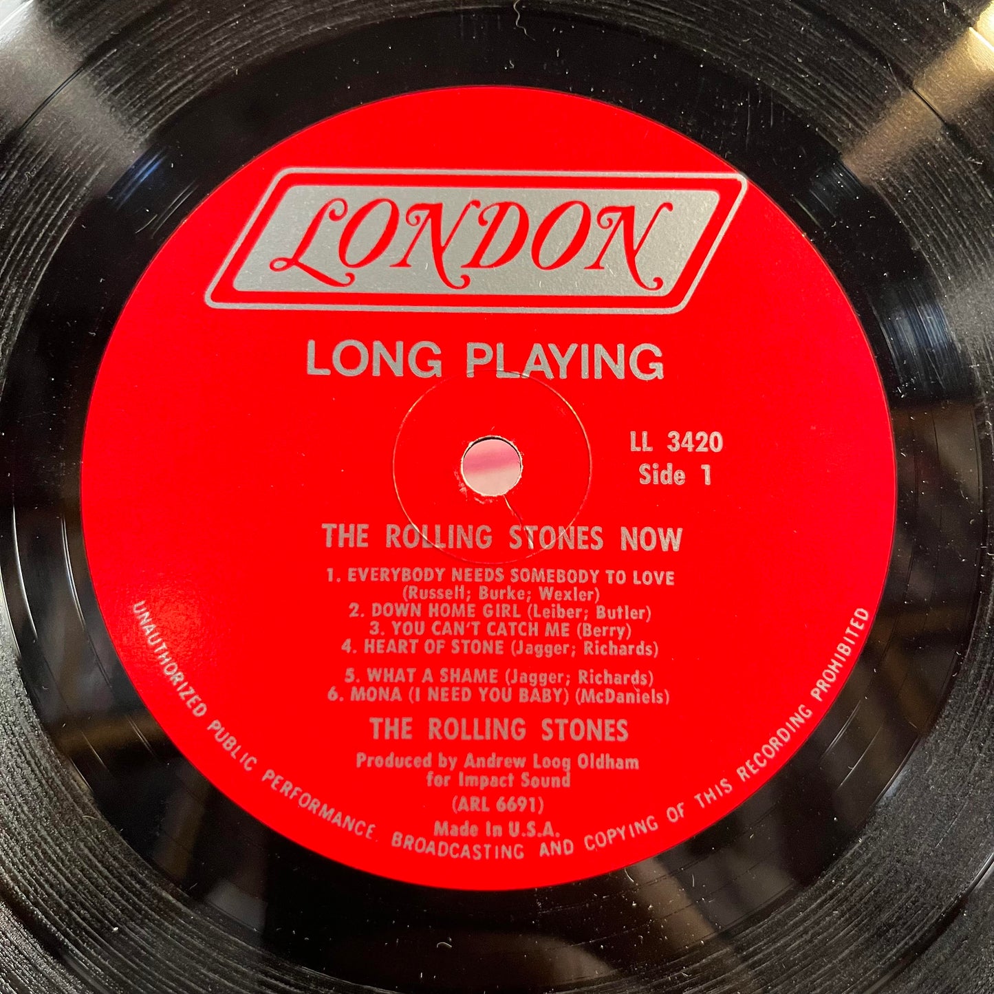 The Rolling Stones, Now! *REISSUE/MONO* | Excellent (EX) Very Good (VG)