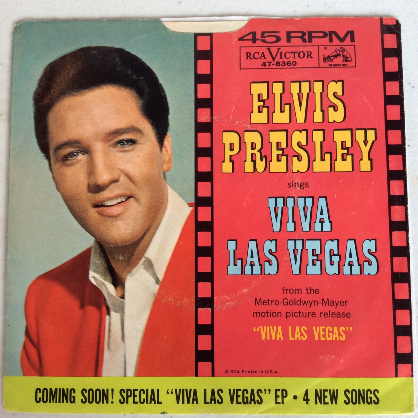 Viva Las Vegas / What'd I Say (7" VINYL) | Excellent (EX) Excellent (EX) - ROCK / USED *EXCELLENT*