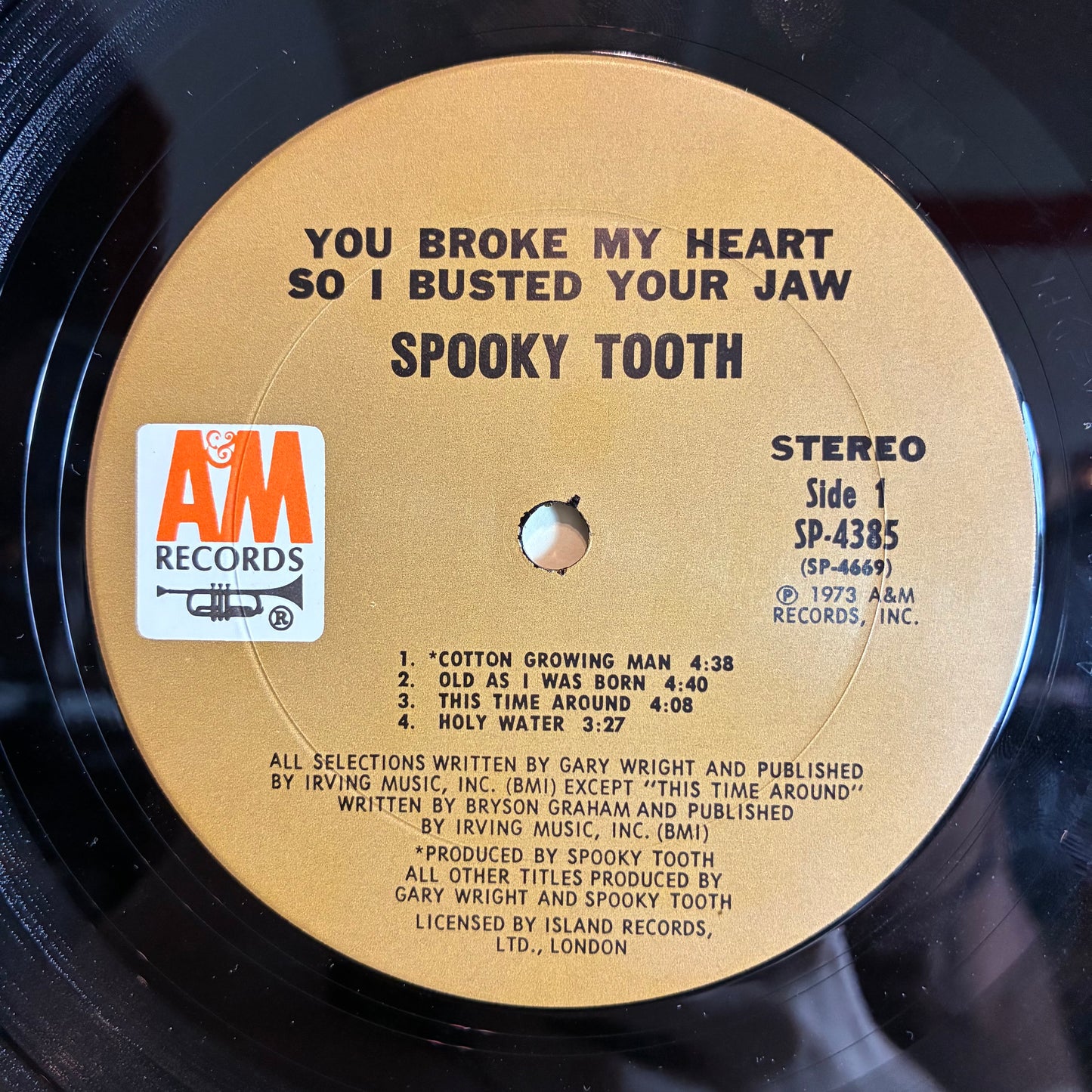 Spooky Tooth - You Broke My Heart So I Busted Your Jaw (VINYL) | Excellent (EX) Very Good Plus Plus (VG++) - ROCK / USED *EXCELLENT*