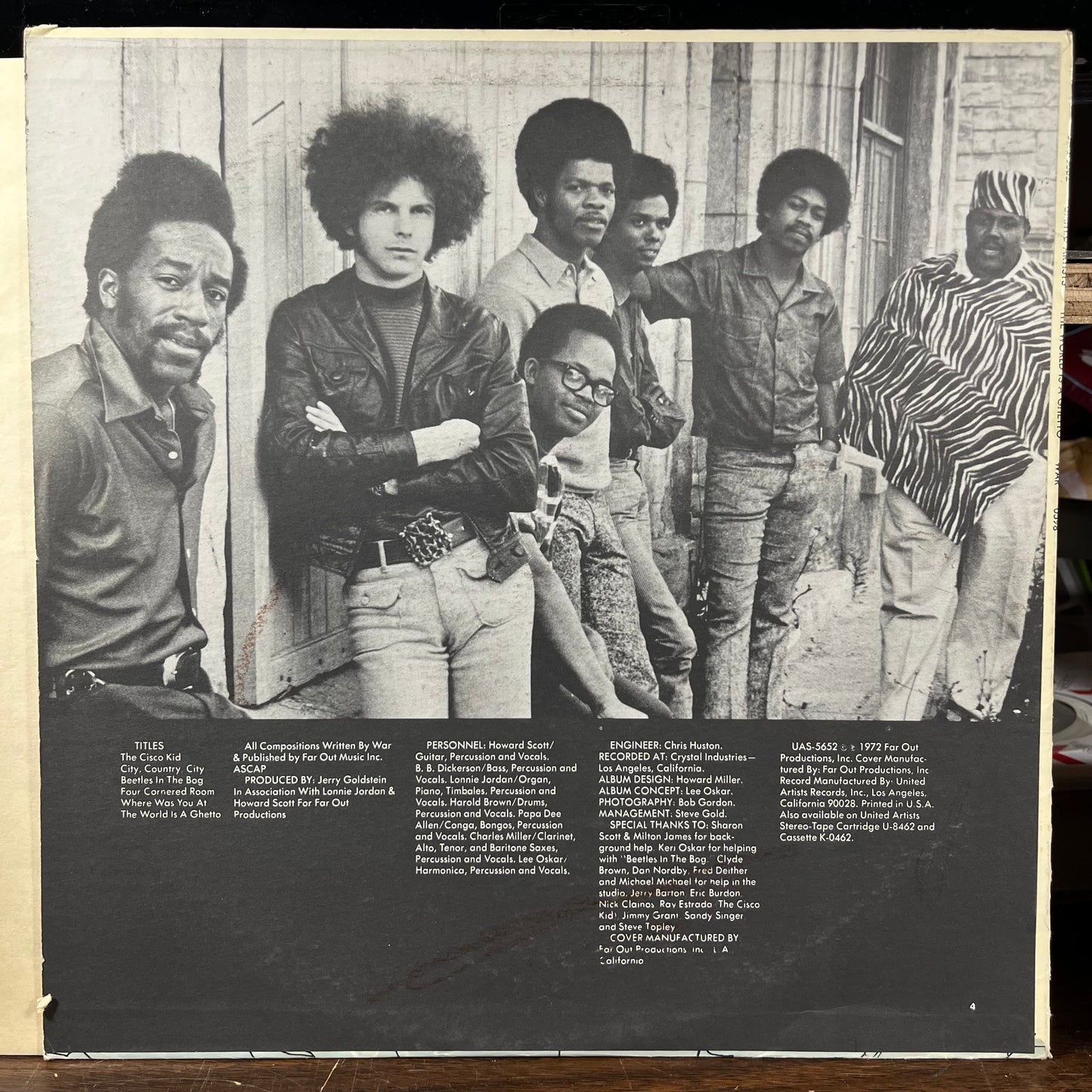 The World Is A Ghetto (VINYL) | Excellent (EX) Excellent (EX) - ROCK / USED *EXCELLENT*