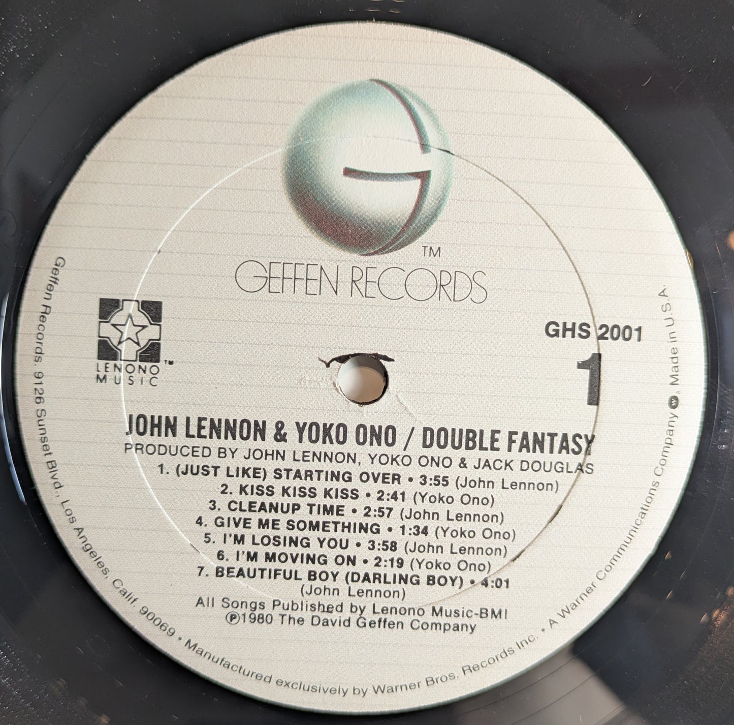 Double Fantasy (VINYL) | Excellent (EX) Very Good Plus (VG+) - ROCK / USED *EXCELLENT*
