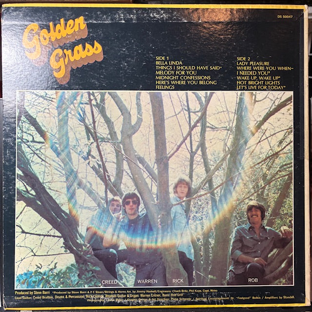 Golden Grass: Their Greatest Hits (VINYL) | Excellent (EX) Excellent (EX) - ROCK / USED *EXCELLENT*