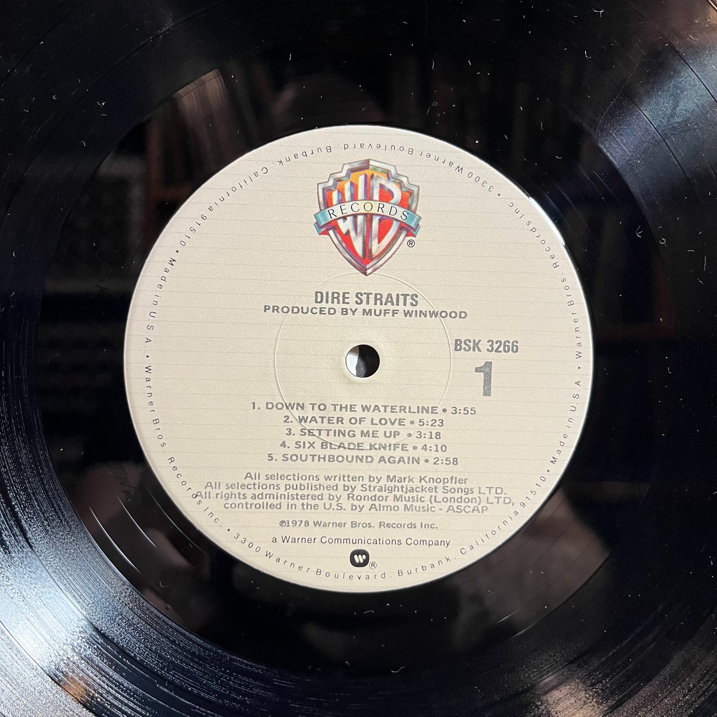 Dire Straits (VINYL) | Excellent (EX) Near Mint- (NM-) - ROCK / USED *EXCELLENT*