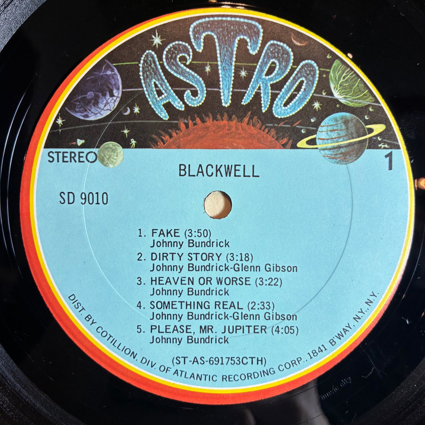 Blackwell (VINYL) | Excellent (EX) Very Good Plus (VG+) - ROCK / USED *EXCELLENT*