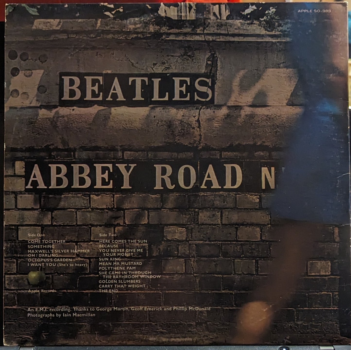 The Beatles Abbey Road *SCRANTON* LP Excellent (EX) Excellent (EX)