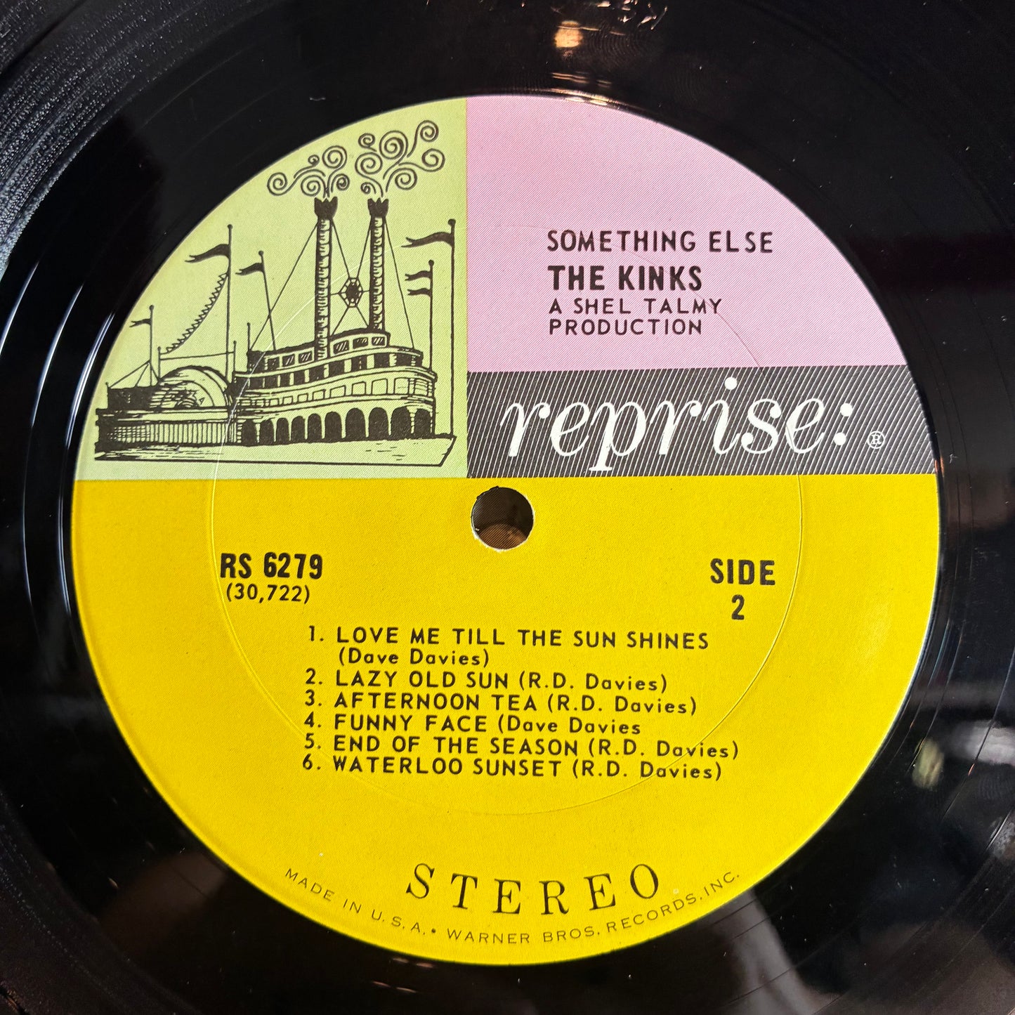 The Kinks - Something Else By The Kinks (VINYL LP Reprise Records – RS 6279) | Excellent (EX) Very Good Plus (VG+) - ROCK / USED *EXCELLENT*