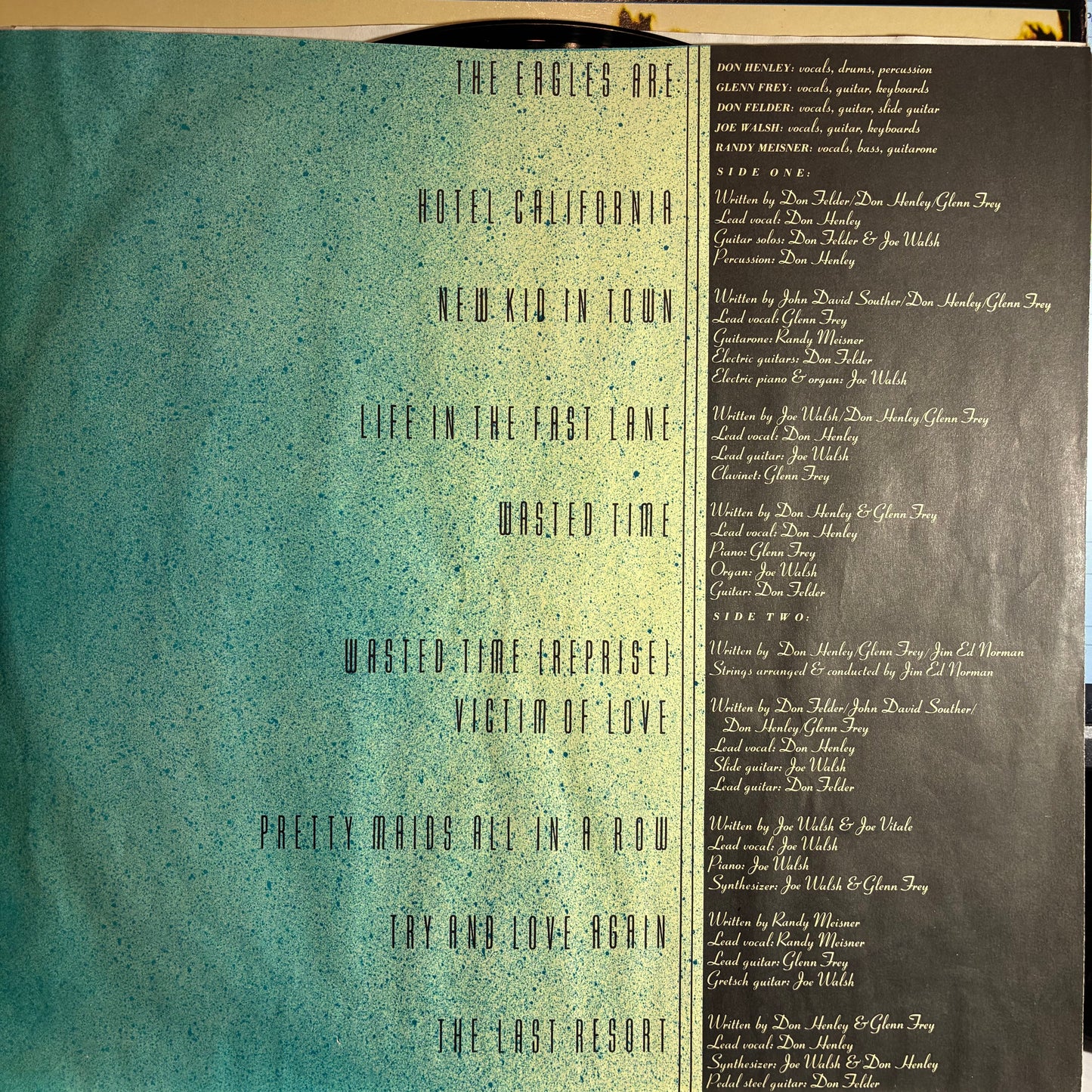 Hotel California (VINYL) | Excellent (EX) Very Good Plus (VG+) - ROCK / USED *EXCELLENT*