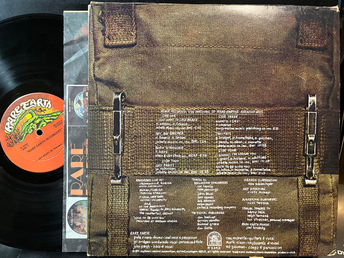 Rare Earth - Rare Earth In Concert (VINYL 2xLP) | USED Excellent (EX) Excellent (EX) - ROCK / USED *EXCELLENT*