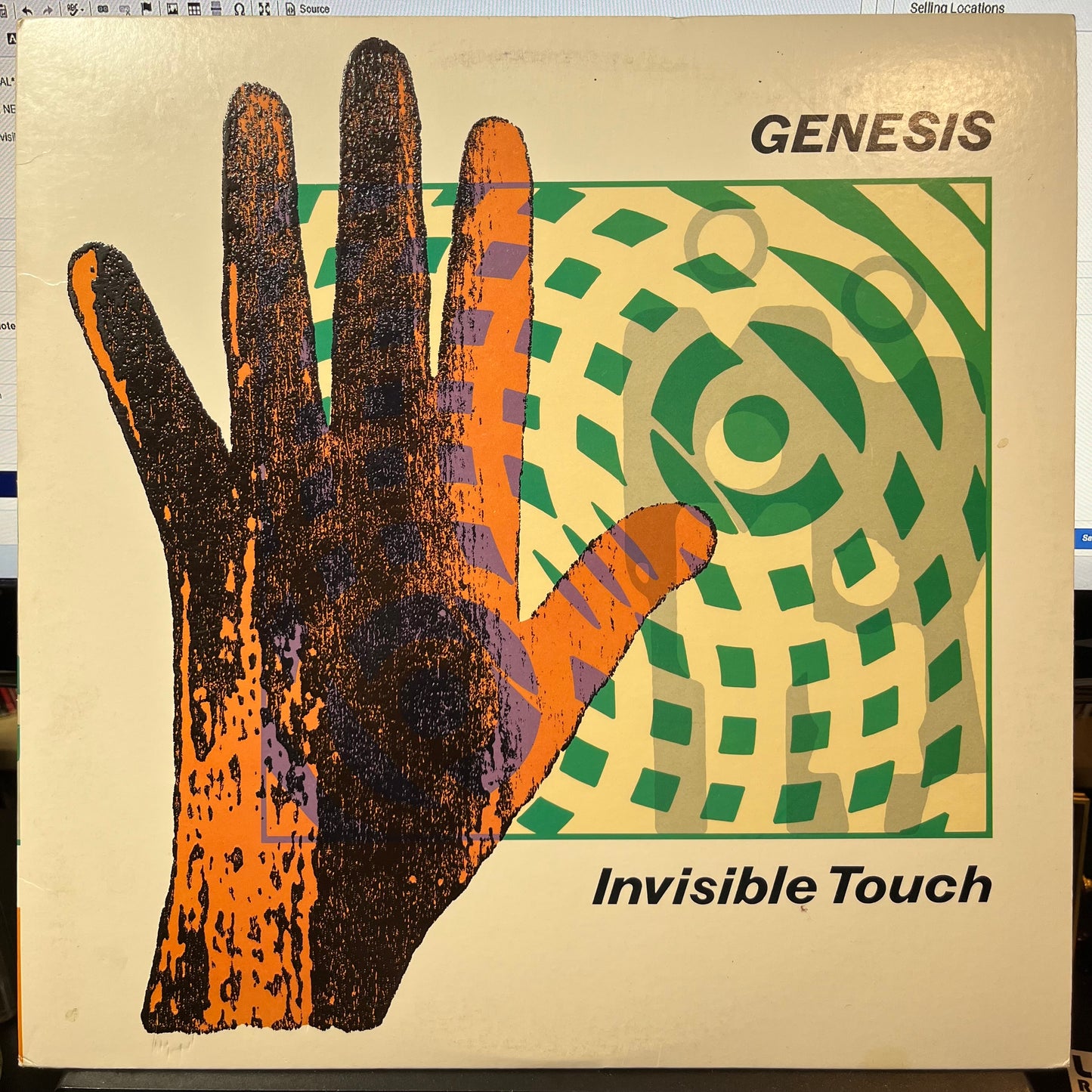 Invisible Touch (VINYL) | Excellent (EX) Near Mint (NM or M-) - ROCK / USED *EXCELLENT*