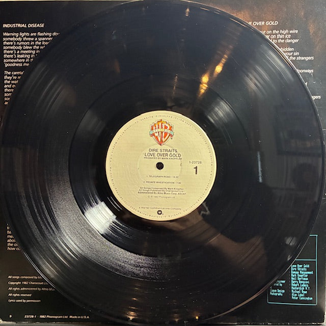 Love Over Gold (VINYL) | Excellent (EX) Very Good Plus (VG+) - ROCK / USED *EXCELLENT*