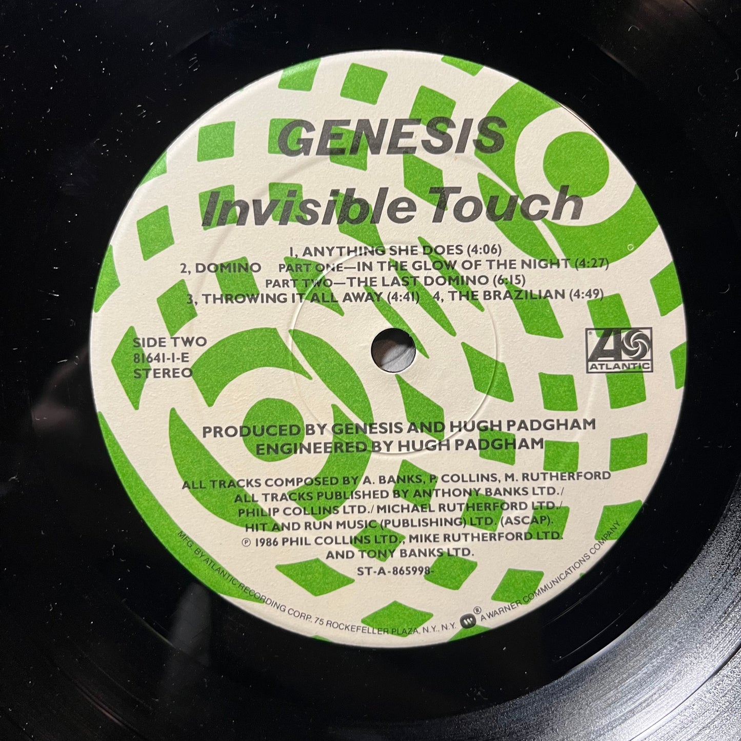 Invisible Touch (VINYL) | Excellent (EX) Near Mint (NM or M-) - ROCK / USED *EXCELLENT*