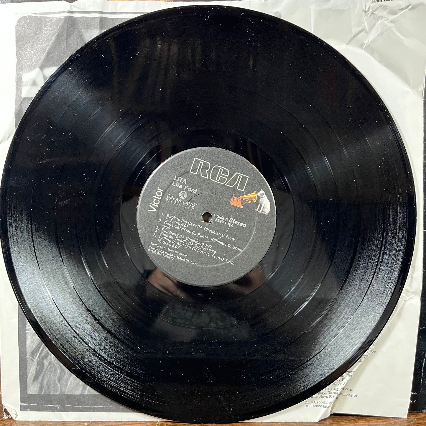 Lita (VINYL) | Excellent (EX) Very Good Plus Plus (VG++) - ROCK / USED *EXCELLENT*