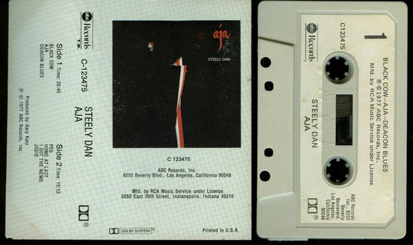 Steely Dan - Aja (CASSETTE) | Excellent (EX) Excellent (EX) - ROCK / USED *EXCELLENT*