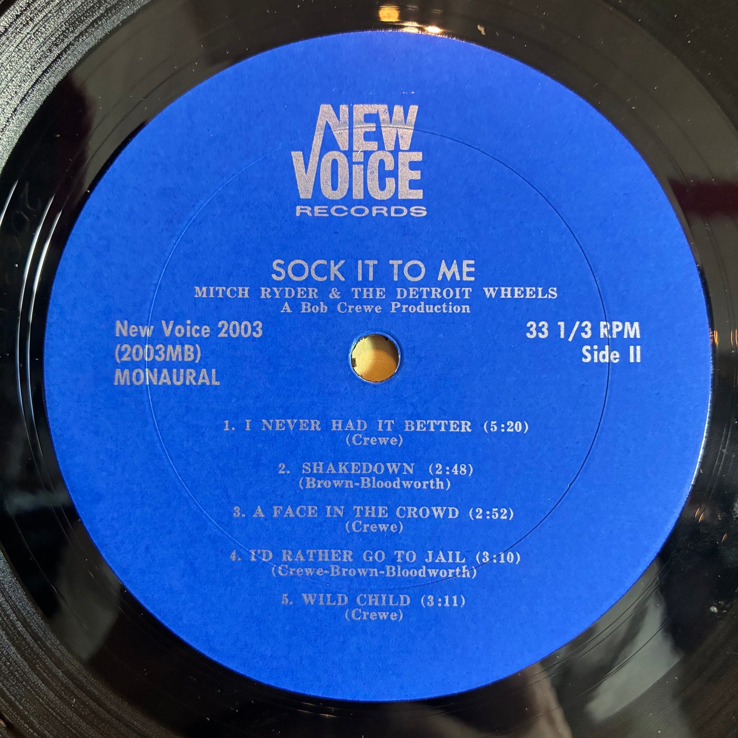 Mitch Ryder & The Detroit Wheels - Sock It To Me! (VINYL) | - ROCK / USED *EXCELLENT*