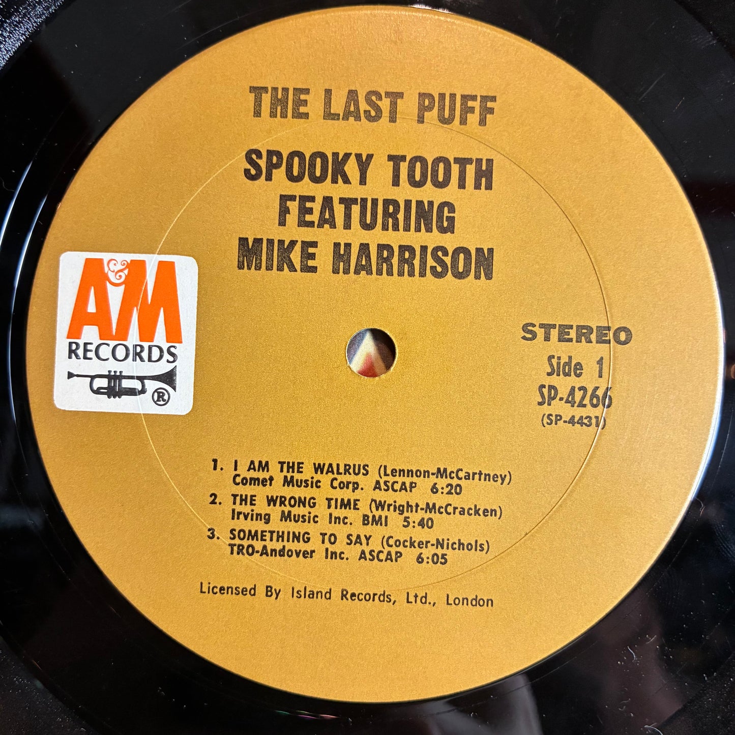 Spooky Tooth - The Last Puff (VINYL) | Very Good Plus (VG+) Excellent (EX) - ROCK / USED *EXCELLENT*