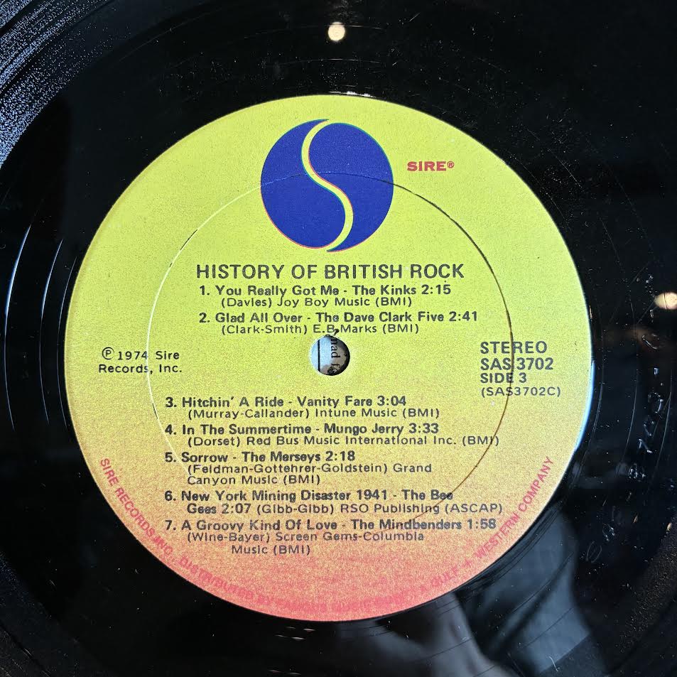 History Of British Rock (2x VINYL) | Excellent (EX) Very Good Plus (VG+) - ROCK / USED *EXCELLENT*