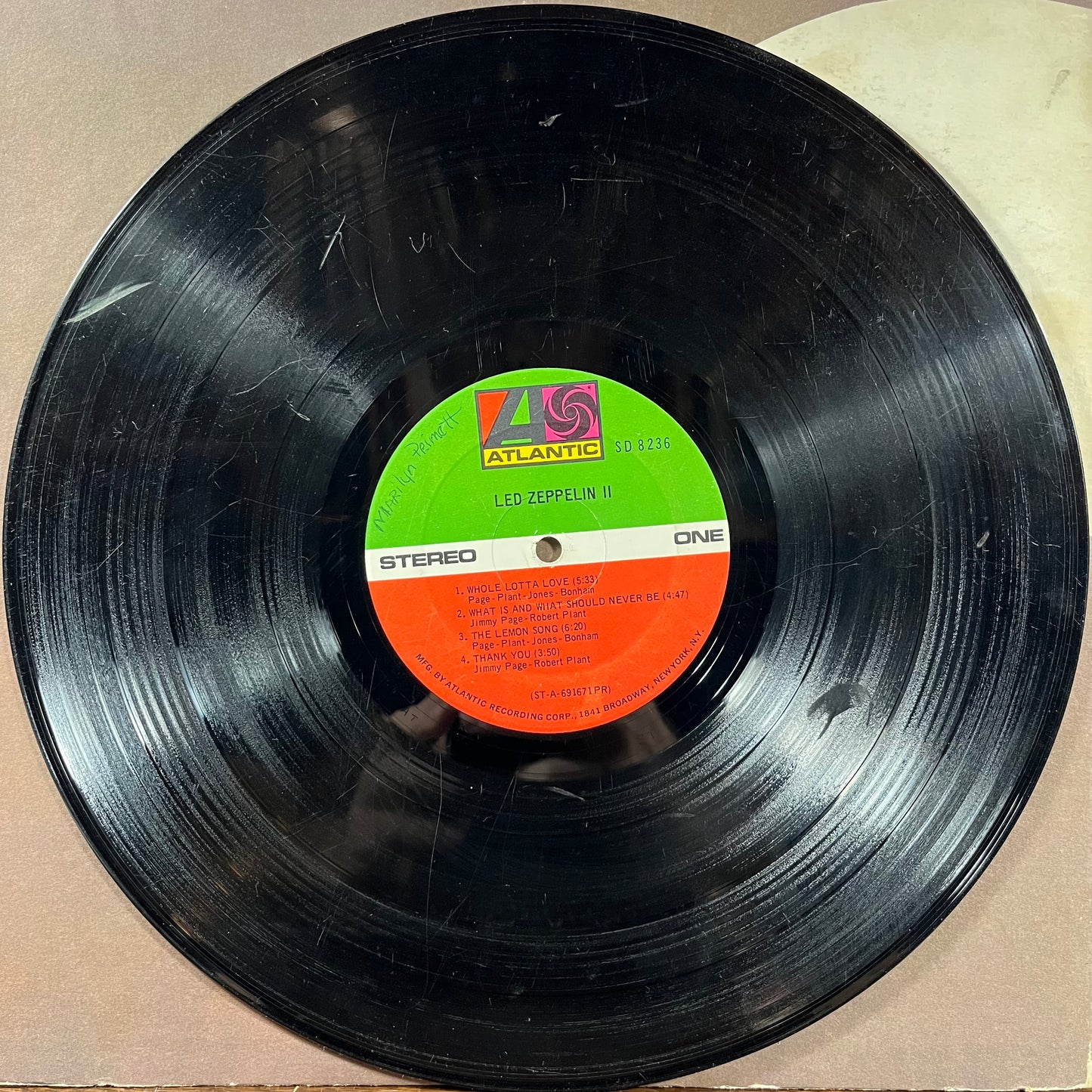 Led Zeppelin II (VINYL - RL PR CUT) | Fair (F) Good Plus (G+) - ROCK / USED *FAIR*