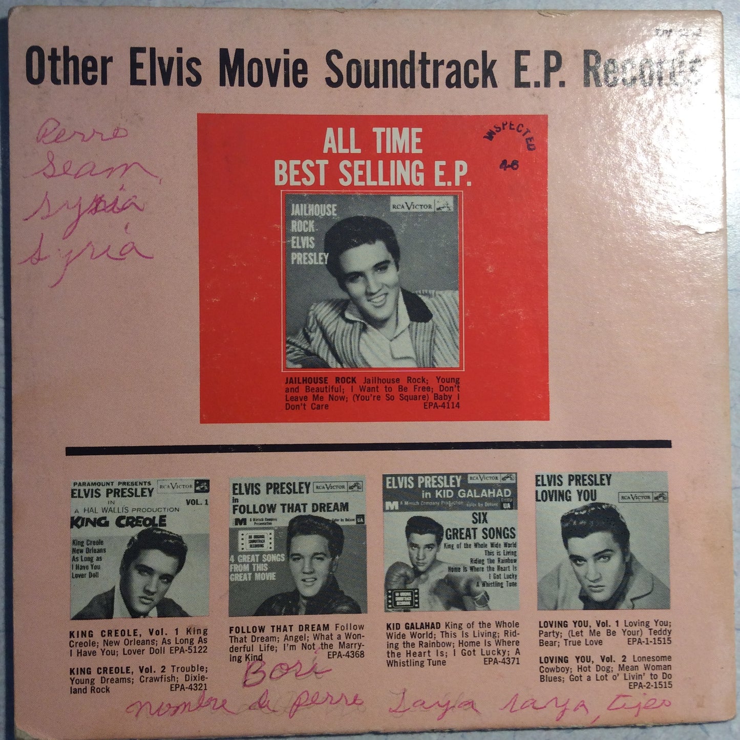 Viva Las Vegas (7" VINYL) | Good Plus (G+) Very Good Plus (VG+) - ROCK / USED *GOOD+*