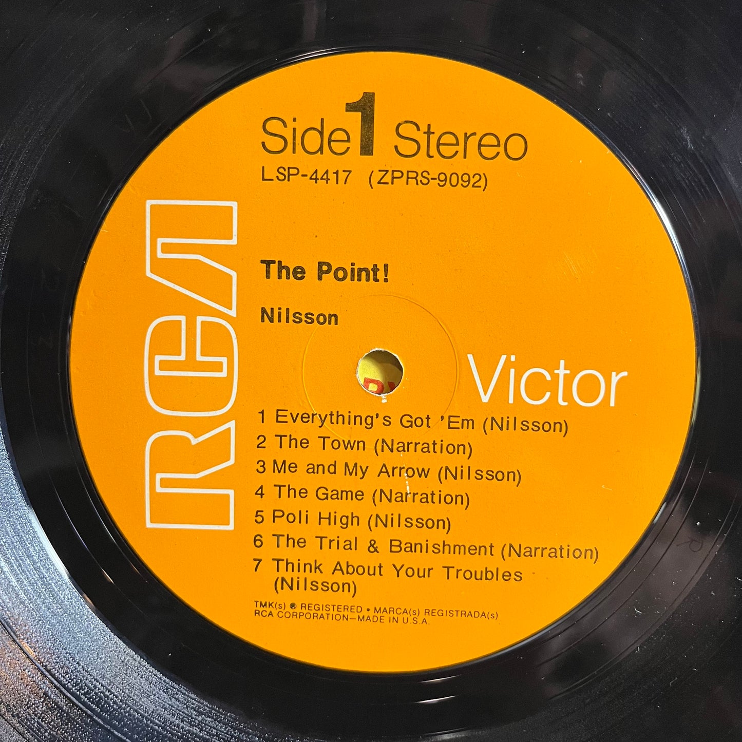 The Point! (VINYL) | Good Plus (G+) Very Good (VG) - ROCK / USED *GOOD+*