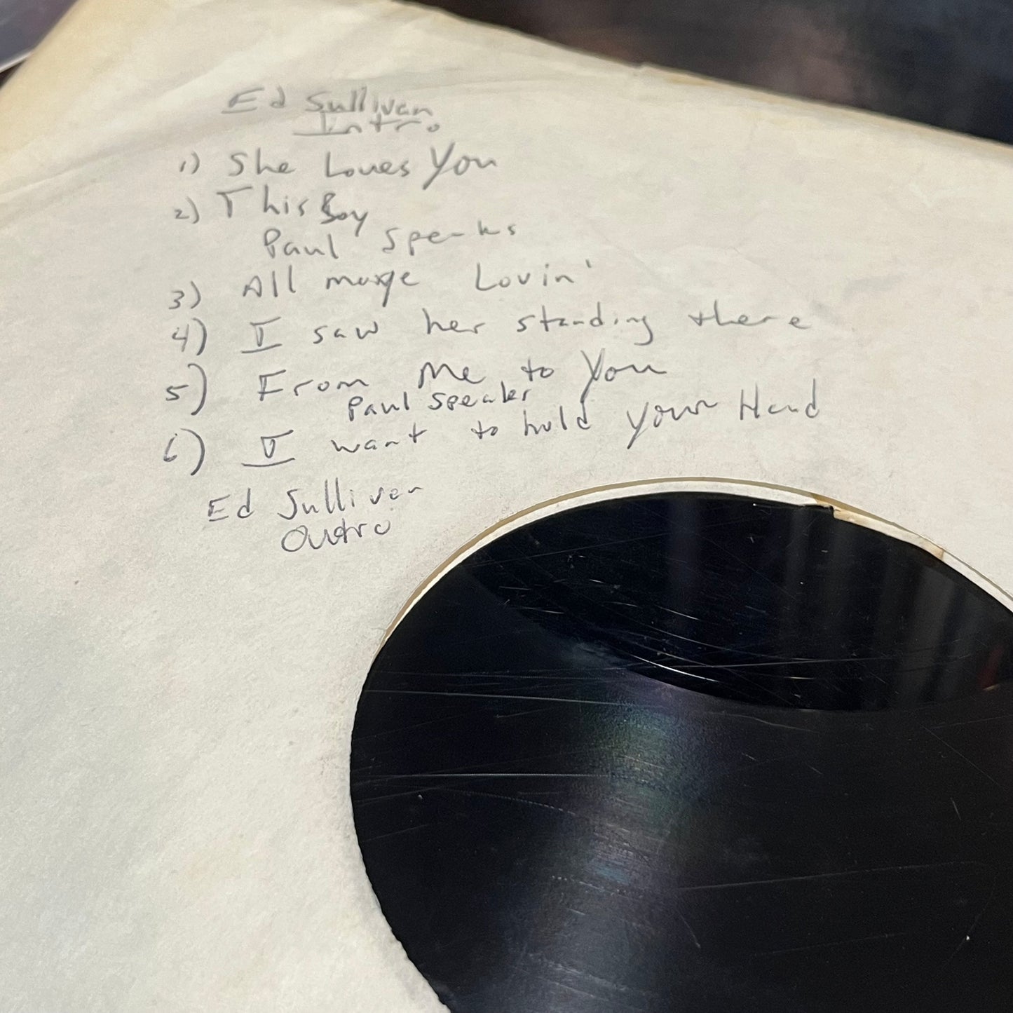Ed Sullivan Show *RARE ACETATE 12" LP* | Good Plus (G+) Generic - ROCK / USED *GOOD+