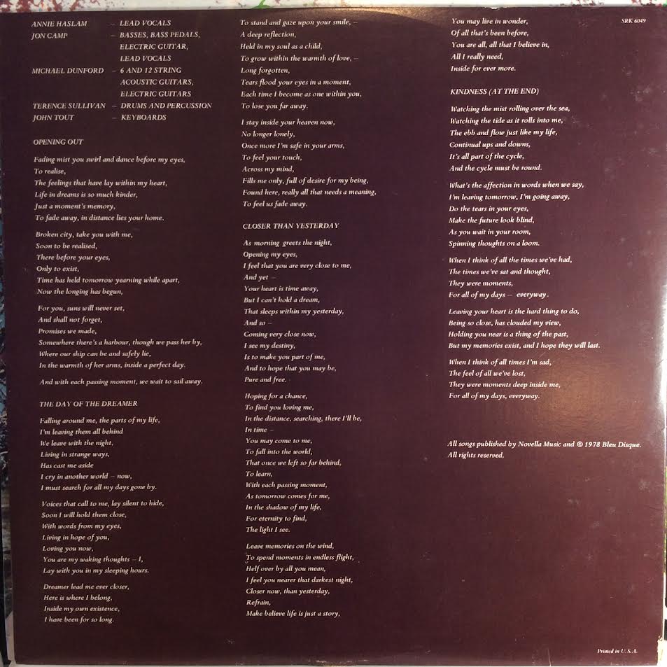 A Song For All Seasons (VINYL) | Near Mint- (NM-) Near Mint- (NM-) - ROCK / USED *NEAR MINT-*
