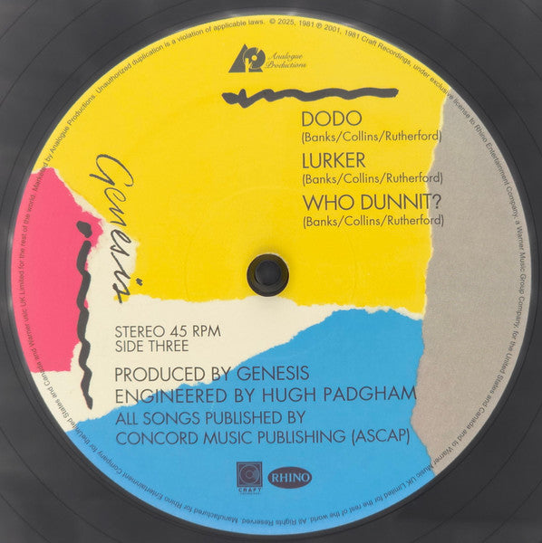 Abacab (2xVINYL 45RPM) | Near Mint (NM or M-) Near Mint (NM or M-) - ROCK / USED *NEAR MINT+*