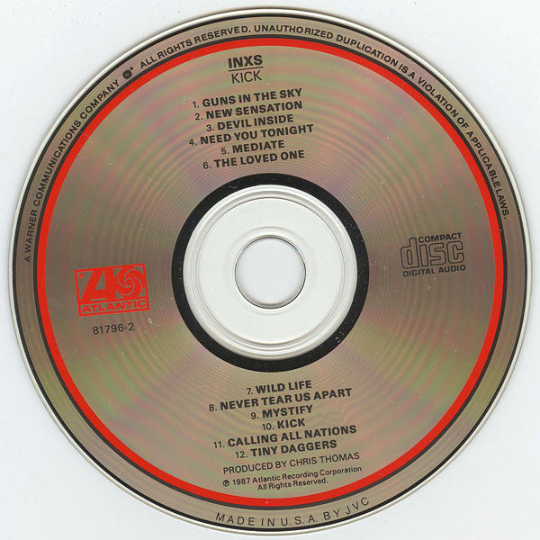 Kick (CD) | Near Mint (NM) Near Mint (NM) - ROCK / USED *NEAR MINT-*