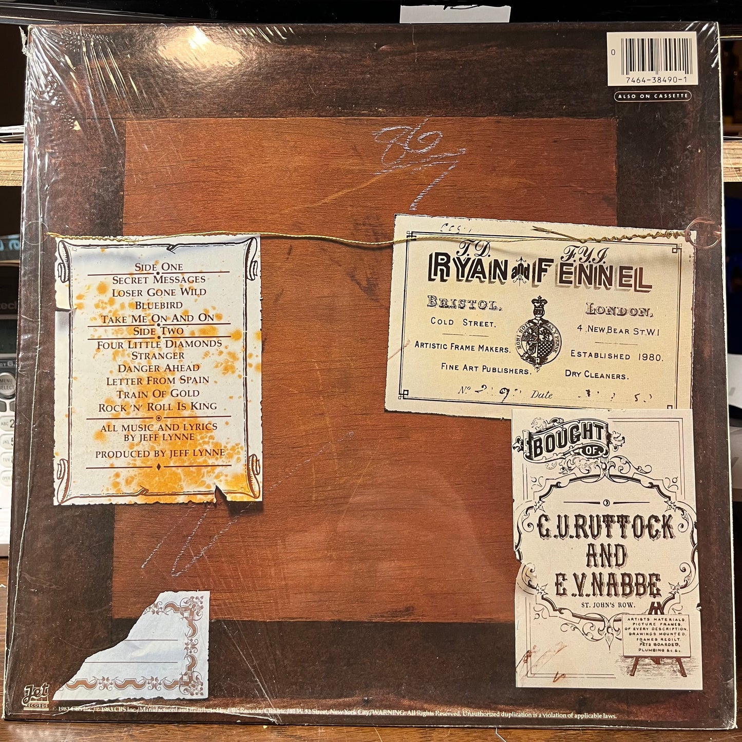 Secret Messages (VINYL) | Near Mint- (NM-) Near Mint (NM or M-) - ROCK / USED *NEAR MINT-*