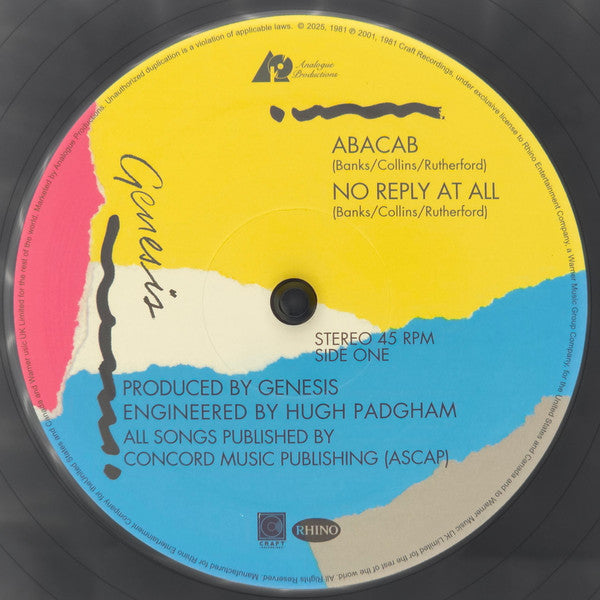 Abacab (2xVINYL 45RPM) | Near Mint (NM or M-) Near Mint (NM or M-) - ROCK / USED *NEAR MINT+*