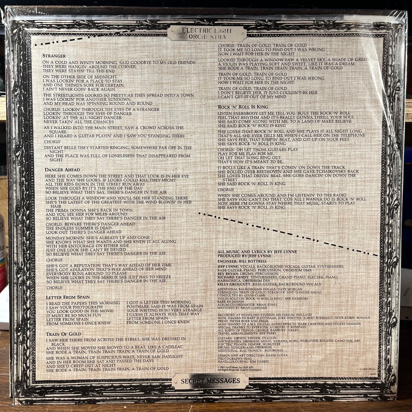 Secret Messages (VINYL) | Near Mint- (NM-) Near Mint (NM or M-) - ROCK / USED *NEAR MINT-*