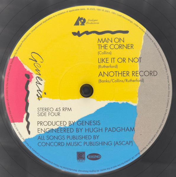 Abacab (2xVINYL 45RPM) | Near Mint (NM or M-) Near Mint (NM or M-) - ROCK / USED *NEAR MINT+*