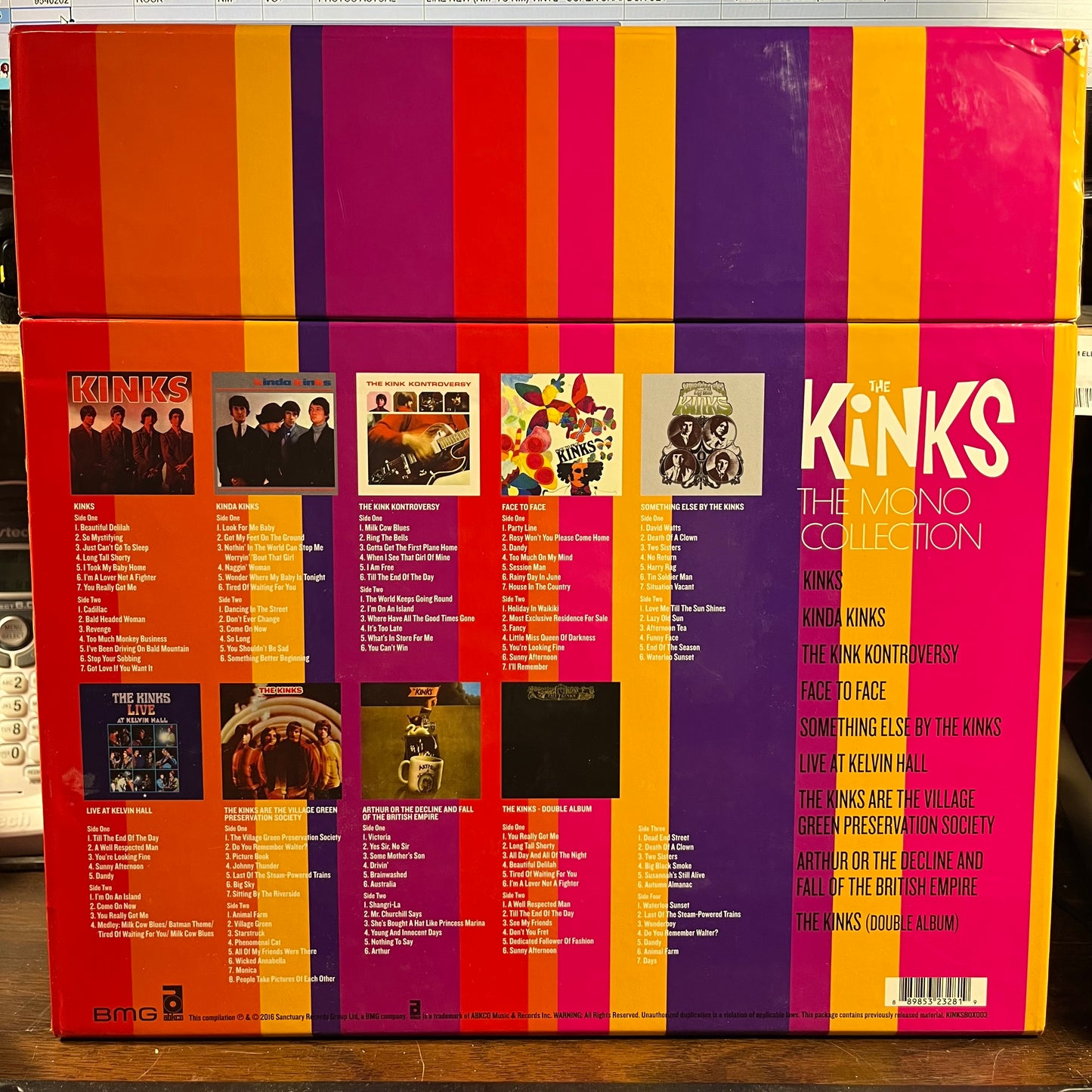 The Mono Collection (10xVINYL BOX SET) | Near Mint- (NM-) Very Good Plus (VG+) - ROCK / USED *NEAR MINT-*