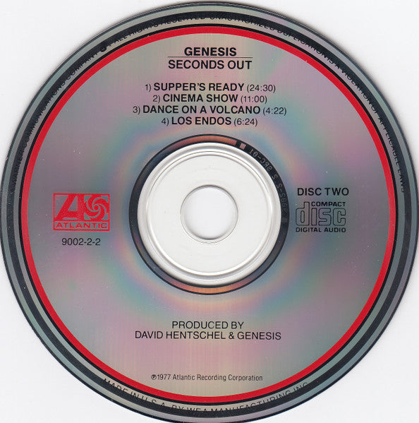 Seconds Out (2xCD) | Near Mint- (NM-) Near Mint- (NM-) - ROCK / USED *NEAR MINT-*