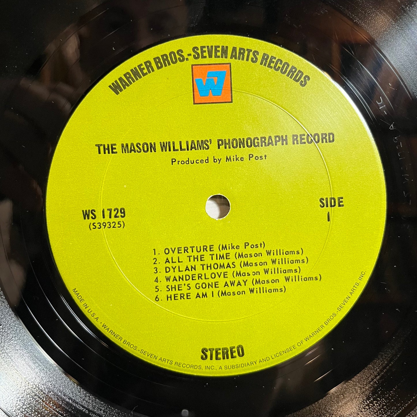 The Mason Williams Phonograph Record (VINYL) | Near Mint- (NM-) Near Mint (NM) - ROCK / USED *NEAR MINT-*