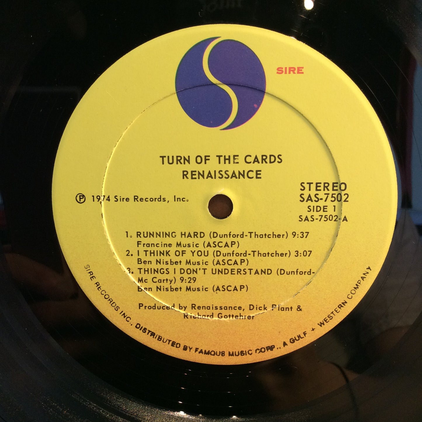 Turn Of The Cards (VINYL) | Near Mint- (NM-) Near Mint (NM) - ROCK / USED *NEAR MINT-*