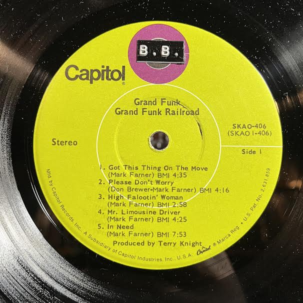 Grand Funk (VINYL) | Near Mint- (NM-) Very Good (VG) - ROCK / USED *NEAR MINT-*