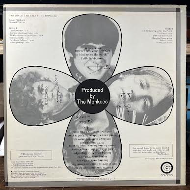 The Birds, The Bees & The Monkees (VINYL) | Near Mint- (NM-) Excellent+ (EX+) - ROCK / USED *NEAR MINT-*