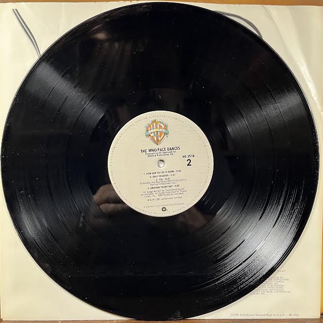 Face Dances (VINYL) | Near Mint- (NM-) Near Mint- (NM-) - ROCK / USED *NEAR MINT-*