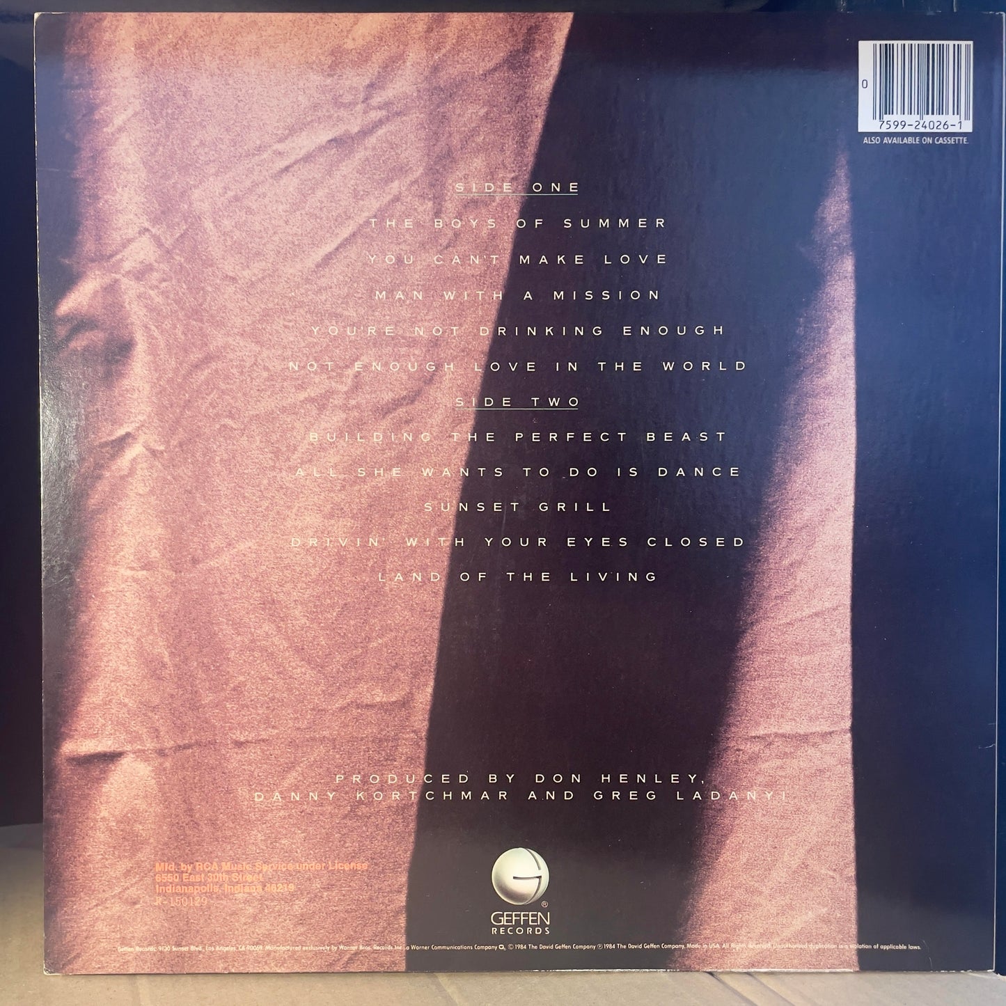 Building The Perfect Beast (VINYL) | Near Mint- (NM-) Excellent (EX) - ROCK / USED *NEAR MINT-*
