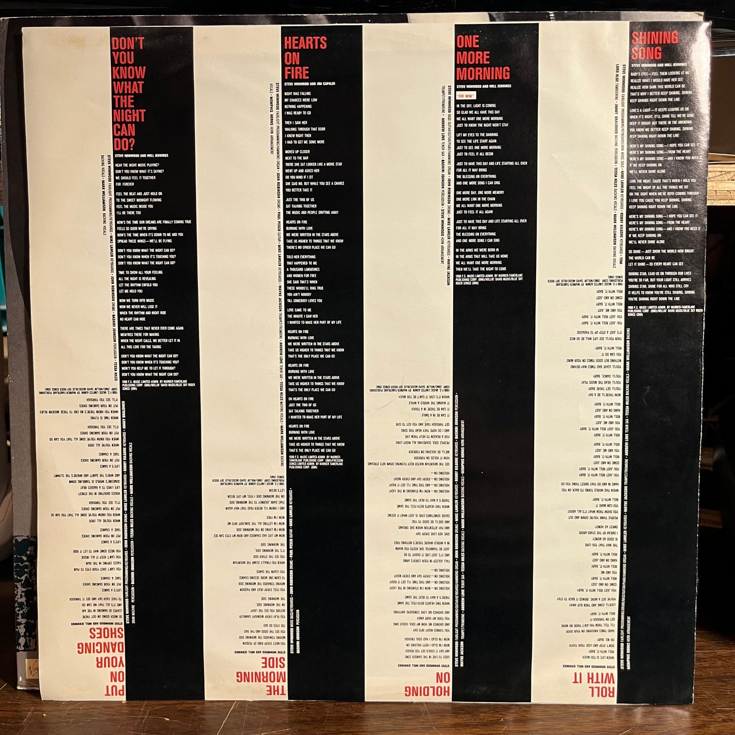 Roll With It (VINYL) | Near Mint- (NM-) Excellent+ (EX+) - ROCK / USED *NEAR MINT-*