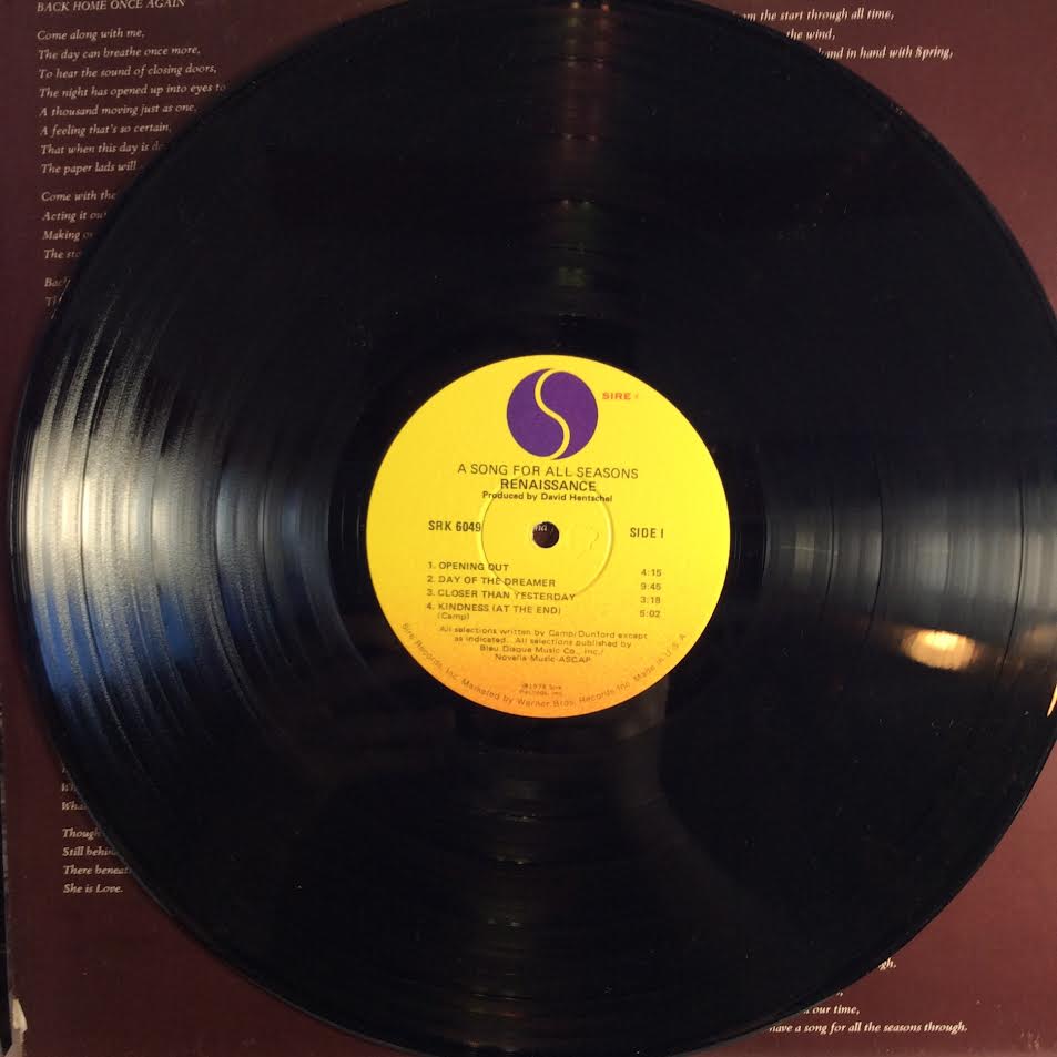 A Song For All Seasons (VINYL) | Near Mint- (NM-) Near Mint- (NM-) - ROCK / USED *NEAR MINT-*