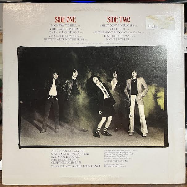 Highway To Hell (VINYL) | Near Mint- (NM-) Excellent (EX) - ROCK / USED *NEAR MINT-*