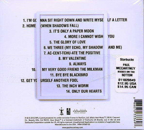 Kisses On The Bottom *CD* | Near Mint (NM) Near Mint (NM) - ROCK / USED *NEAR MINT*